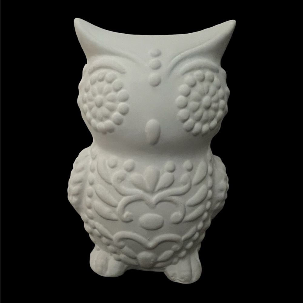 Ceramic Day of the Dead Owl